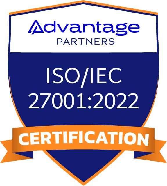 ISO/IEC 27001:2022 certification badge